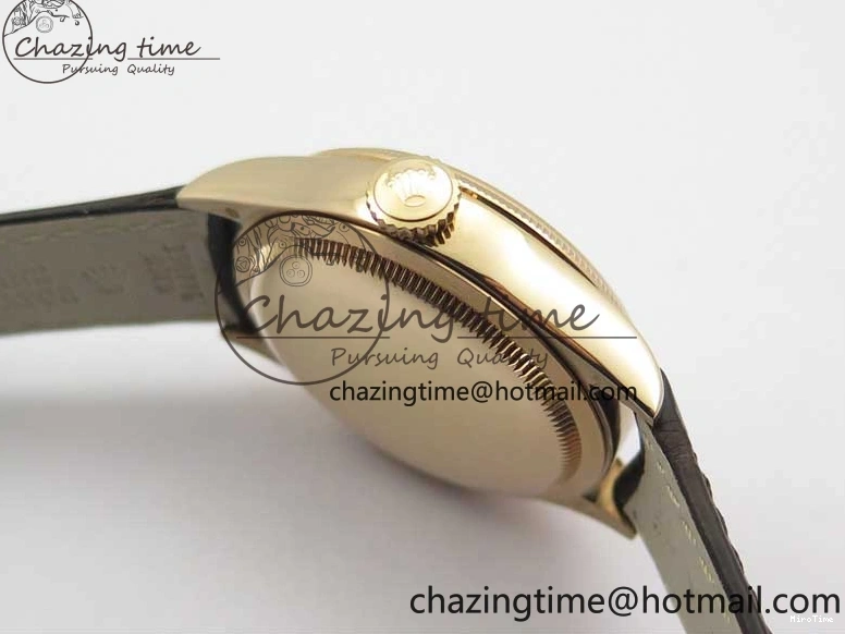 MiroTime 0320 Cellini 50535 Moonphase RG GMF Best Edition White Dial on Brown Leather Strap A Lightweight 2634